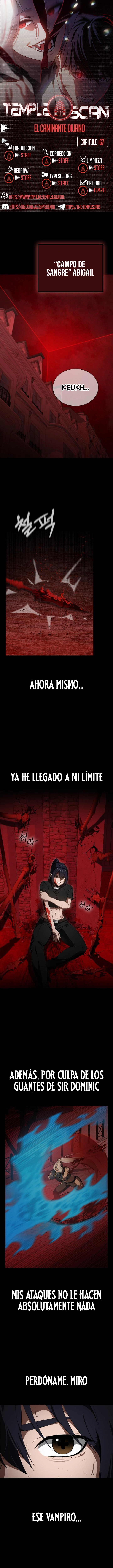 El Caminante Diurno Capítulo 67 - Página 1