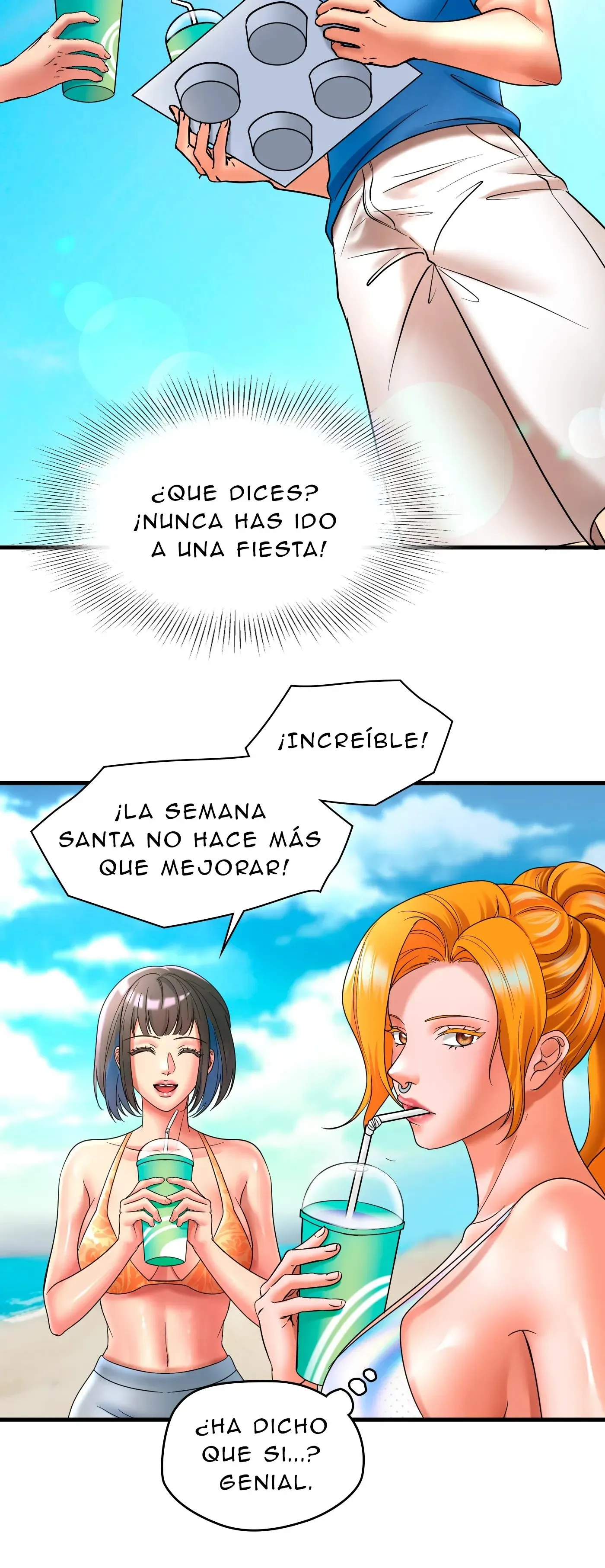 Vacaciones De Primavera Con Hermanastra - Sin censura Capítulo 3 - Página 36