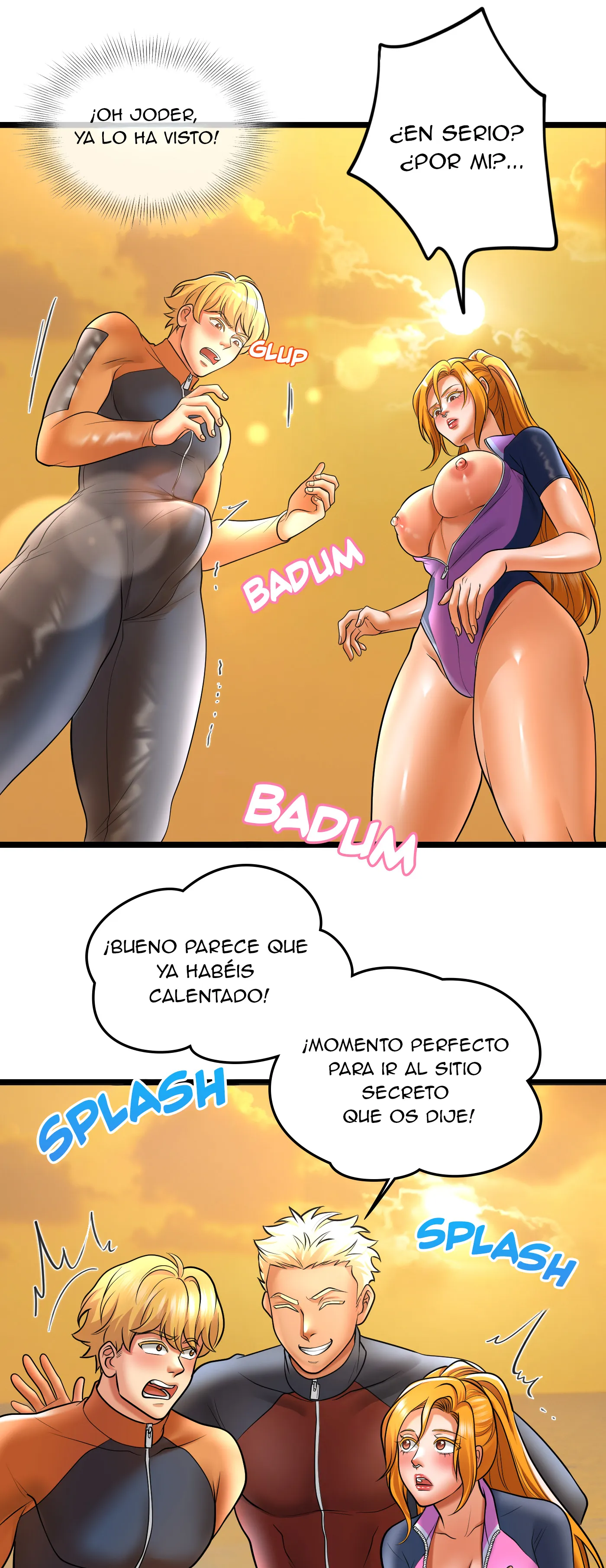 Vacaciones De Primavera Con Hermanastra - Sin censura Capítulo 8 - Página 23