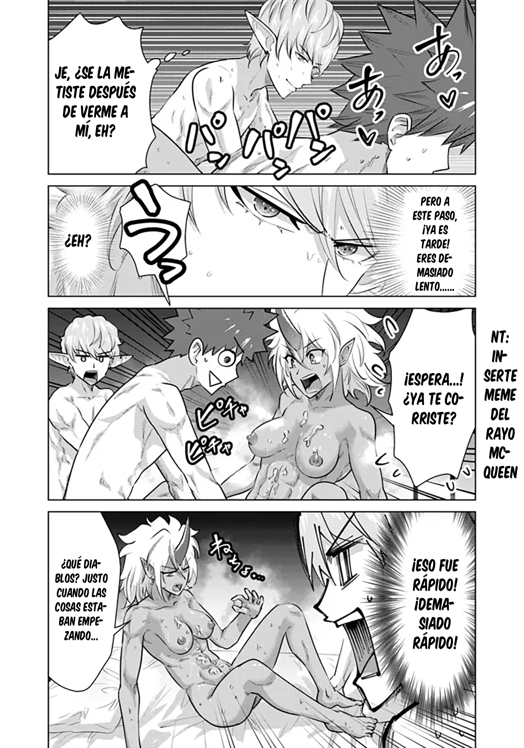 Isekai Pornstar ~Shiru danyuu ga isekai tensei shite ero chishiki furu katsuyo de musou danyuu ni naru hanashi Capítulo 49 - Página 7
