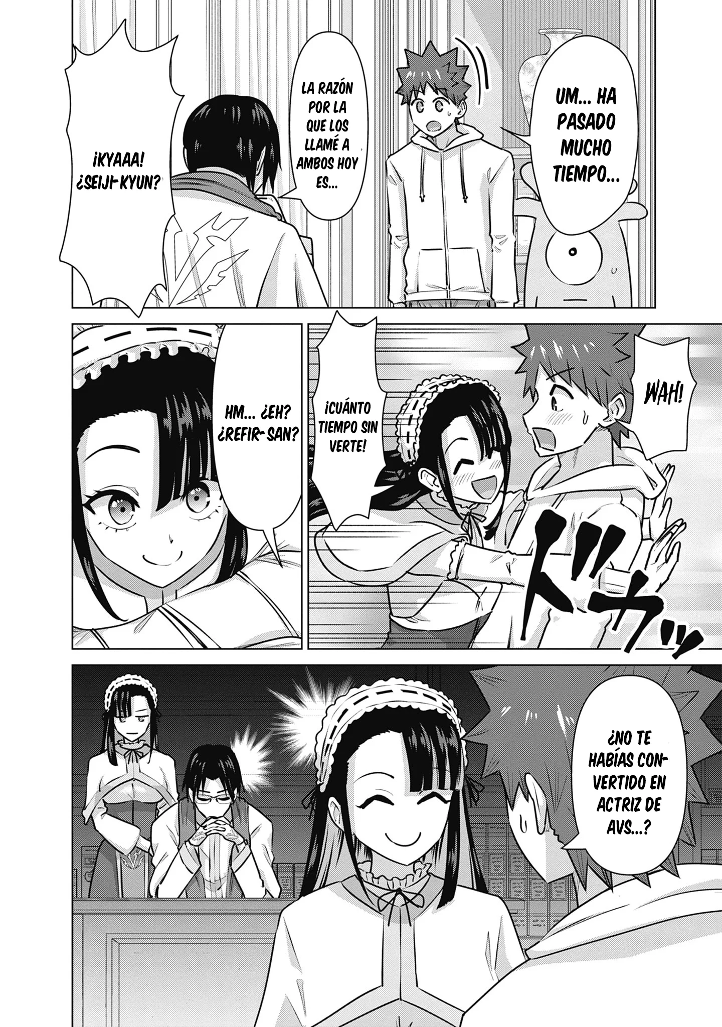 Isekai Pornstar ~Shiru danyuu ga isekai tensei shite ero chishiki furu katsuyo de musou danyuu ni naru hanashi Capítulo 55 - Página 5