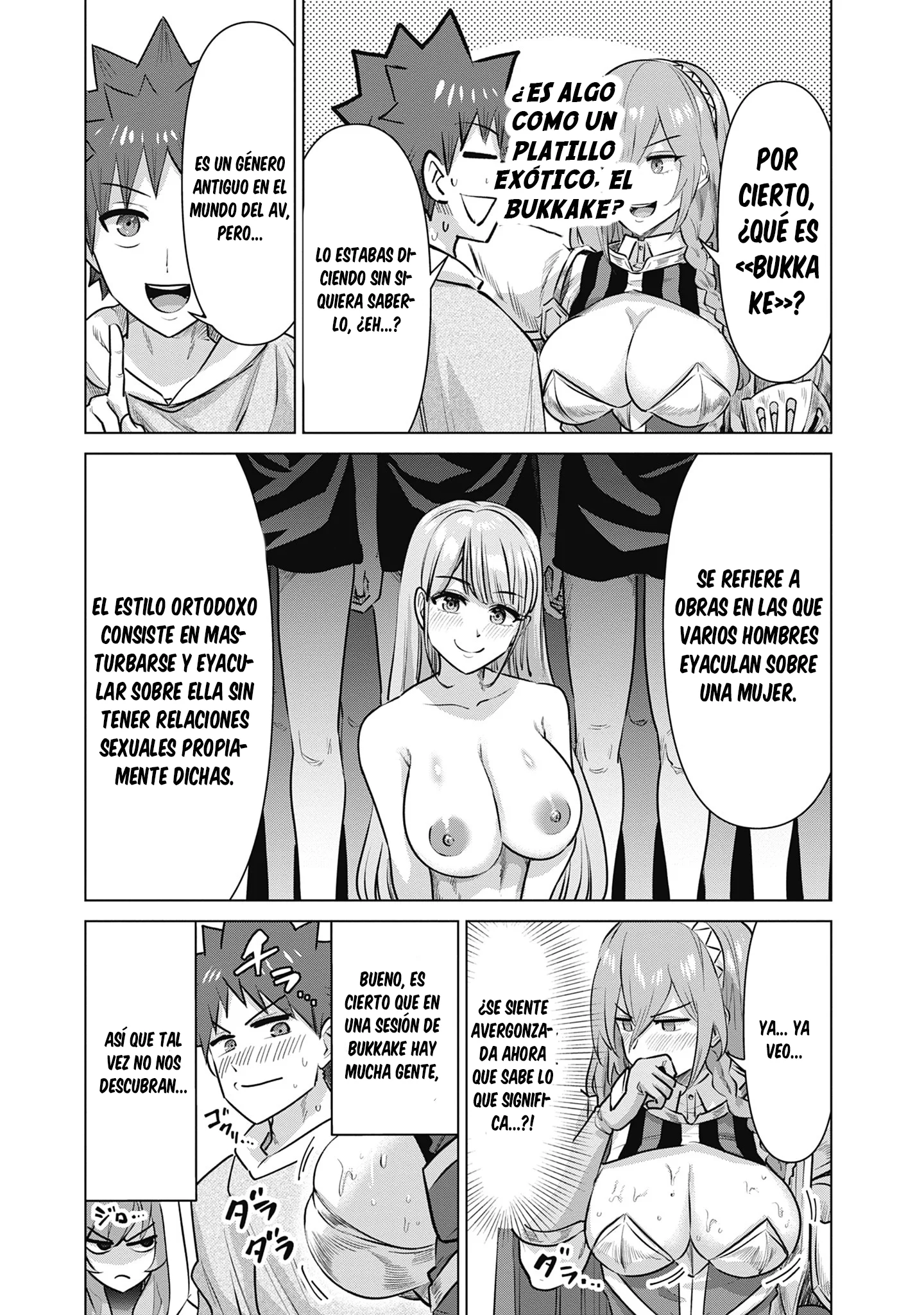 Isekai Pornstar ~Shiru danyuu ga isekai tensei shite ero chishiki furu katsuyo de musou danyuu ni naru hanashi Capítulo 56 - Página 10