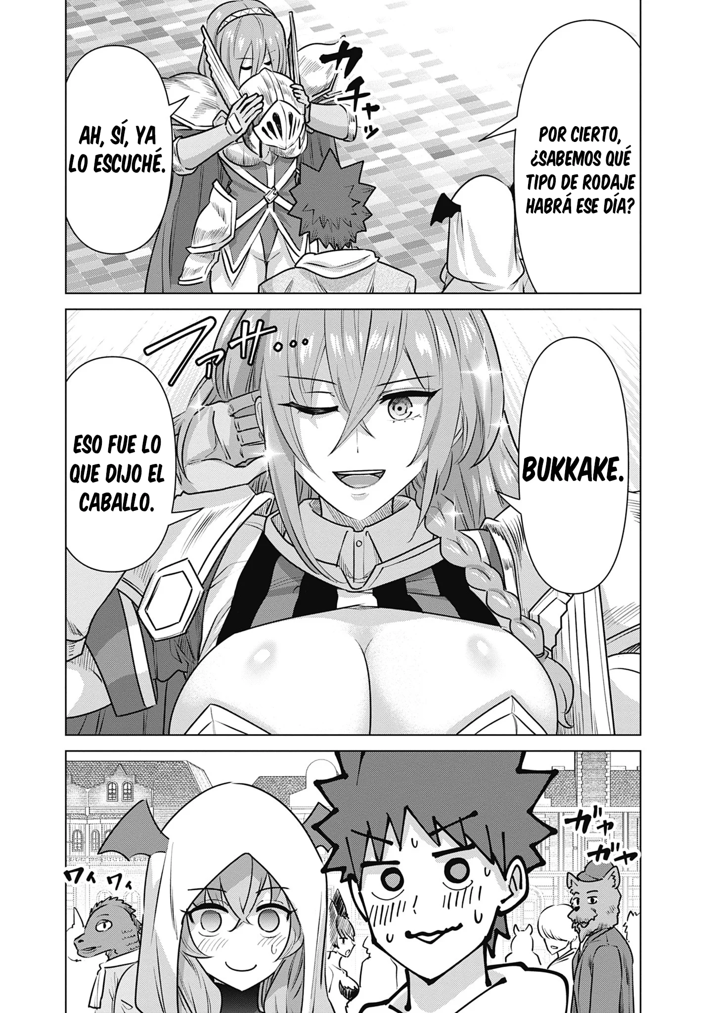Isekai Pornstar ~Shiru danyuu ga isekai tensei shite ero chishiki furu katsuyo de musou danyuu ni naru hanashi Capítulo 56 - Página 8