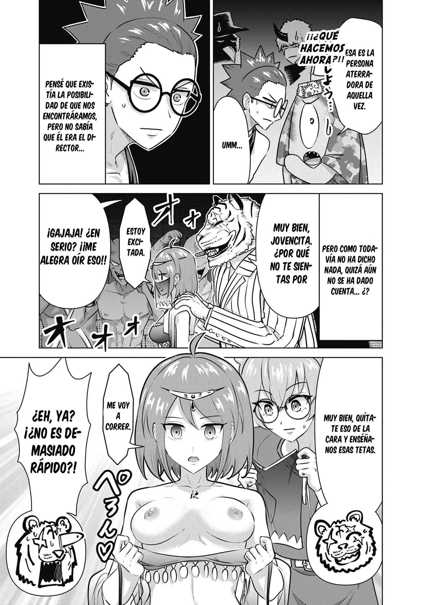 Isekai Pornstar ~Shiru danyuu ga isekai tensei shite ero chishiki furu katsuyo de musou danyuu ni naru hanashi Capítulo 58 - Página 5