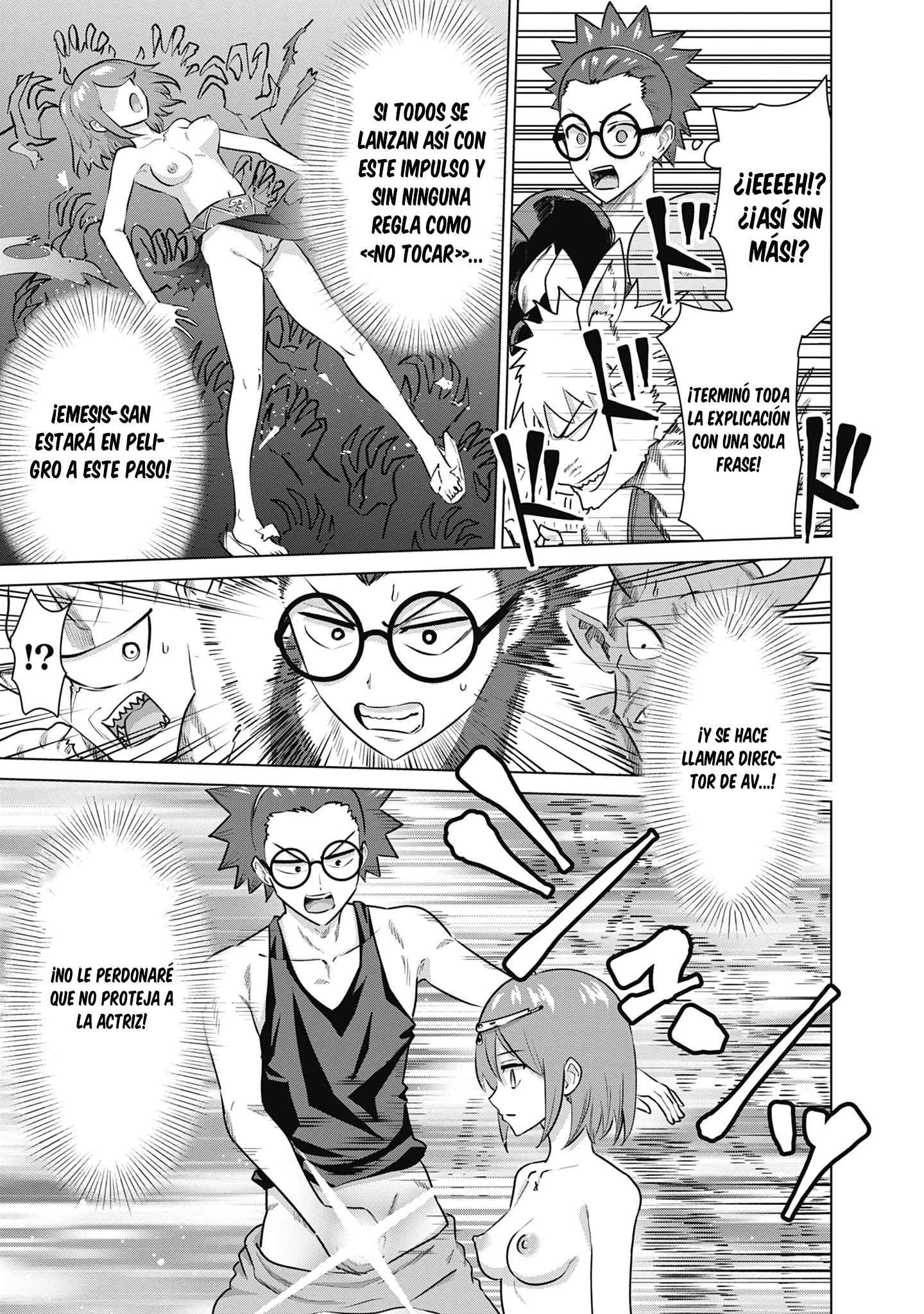 Isekai Pornstar ~Shiru danyuu ga isekai tensei shite ero chishiki furu katsuyo de musou danyuu ni naru hanashi Capítulo 58 - Página 7
