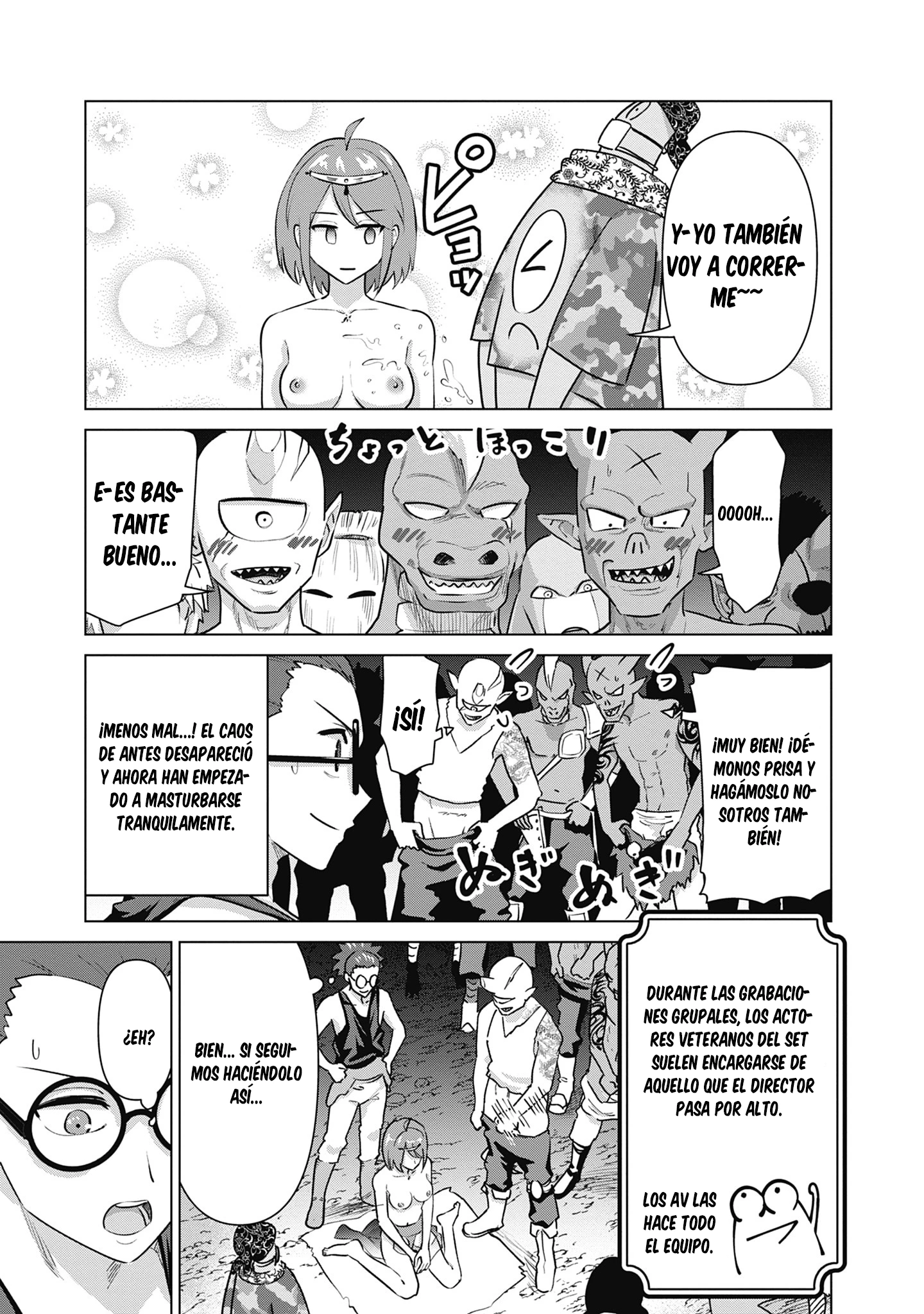 Isekai Pornstar ~Shiru danyuu ga isekai tensei shite ero chishiki furu katsuyo de musou danyuu ni naru hanashi Capítulo 58 - Página 9