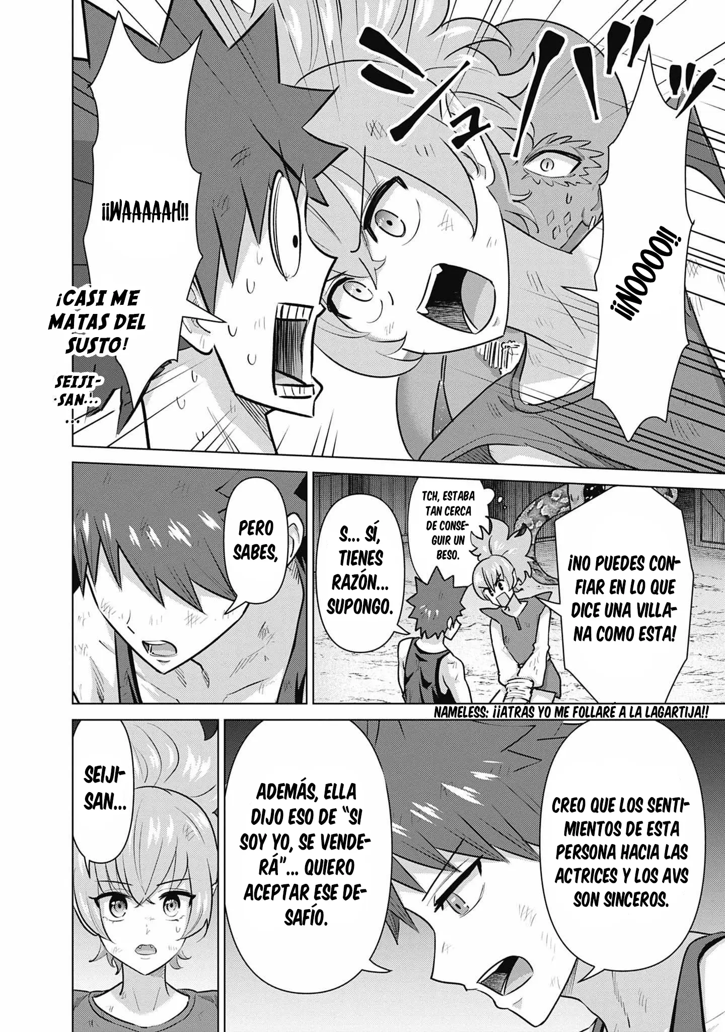 Isekai Pornstar ~Shiru danyuu ga isekai tensei shite ero chishiki furu katsuyo de musou danyuu ni naru hanashi Capítulo 61 - Página 7