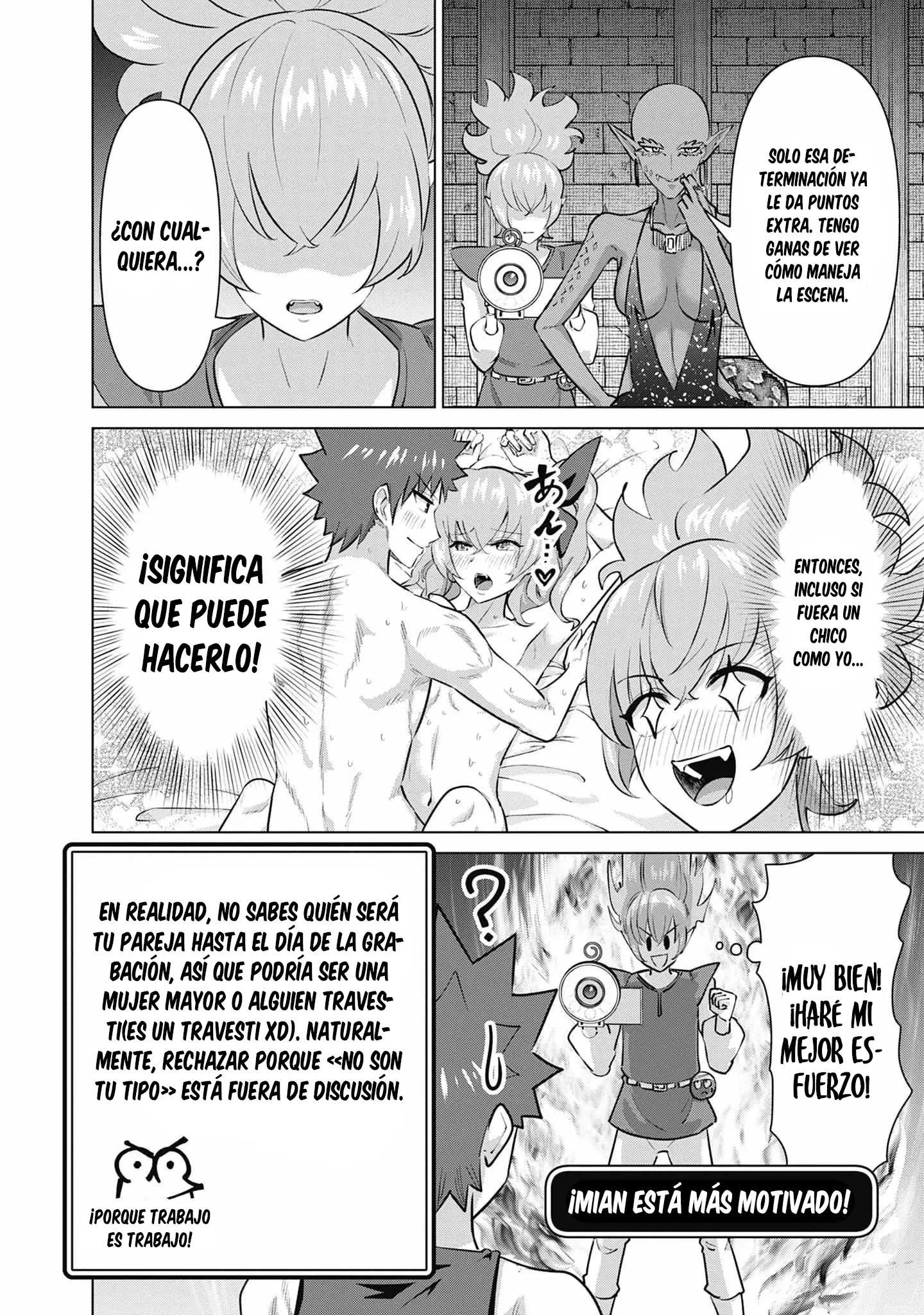 Isekai Pornstar ~Shiru danyuu ga isekai tensei shite ero chishiki furu katsuyo de musou danyuu ni naru hanashi Capítulo 62 - Página 7