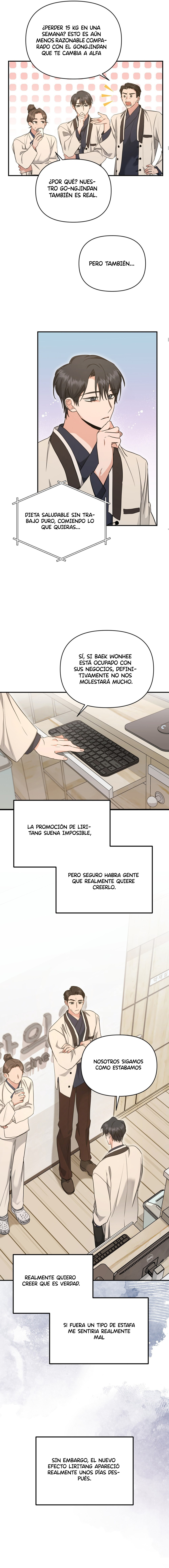 Despues de comer Gongjindan, se volvio alfa Capítulo 18 - Página 8