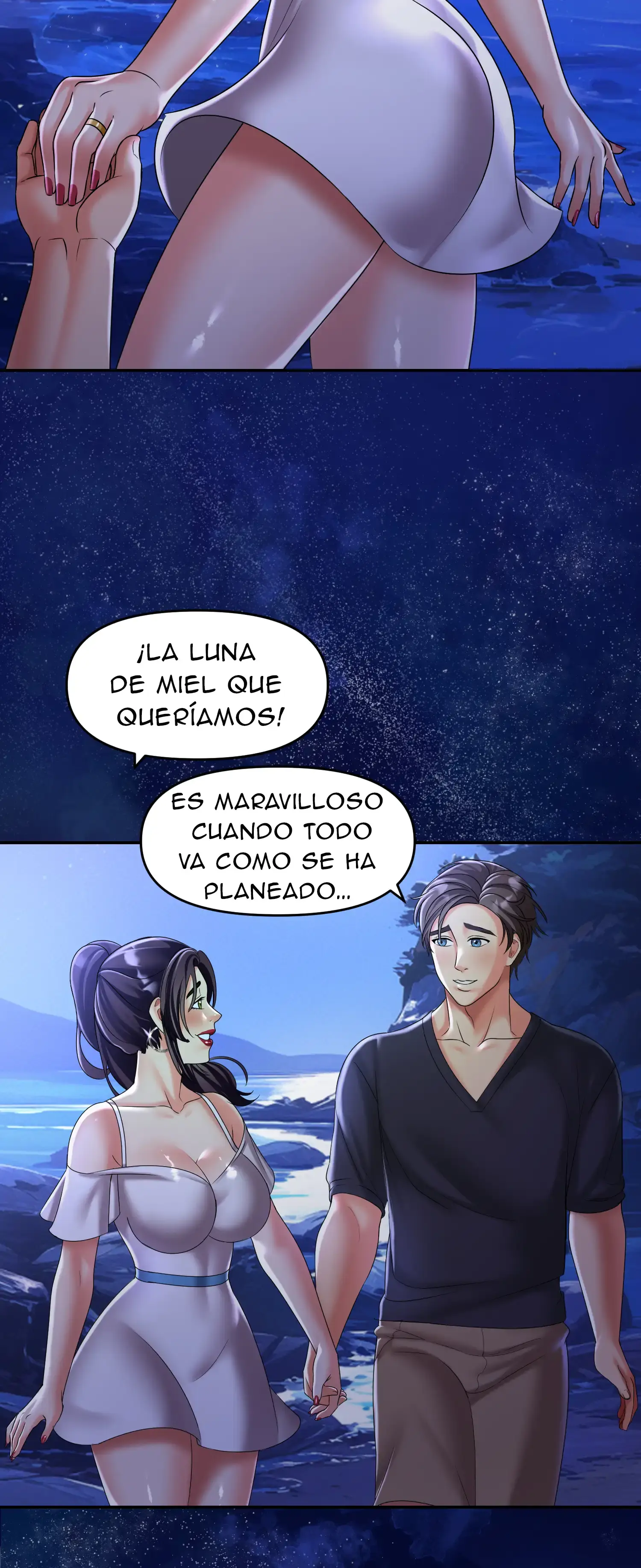 Luna de miel con mi suegra (Sin censura) Capítulo 14 - Página 44