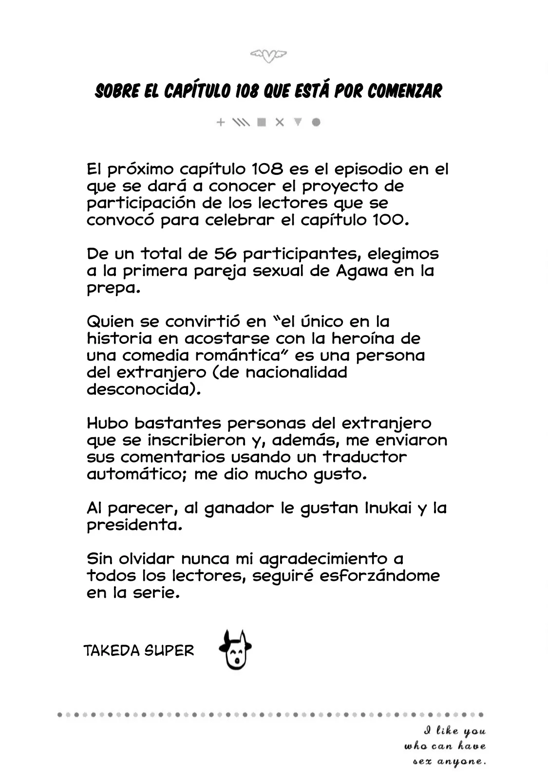 Me Gustas tú, que Puedes tener Sexo con Cualquiera Capítulo 116.5 - Página 7