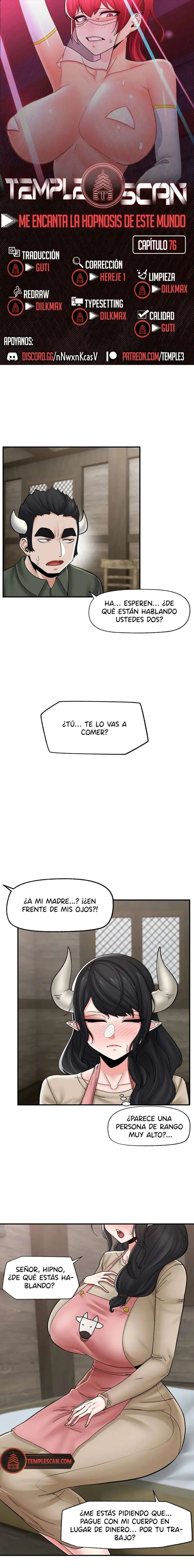 Me Encanta la Hipnosis de este Mundo Capítulo 76 - Página 1