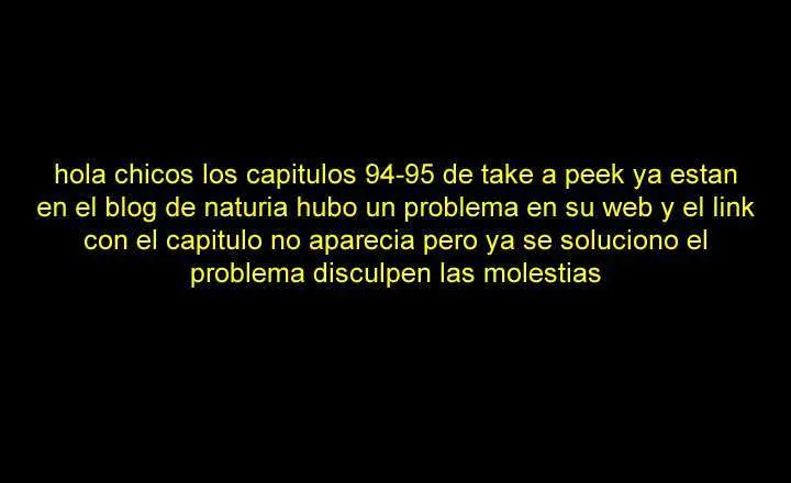 Take a Peek Capítulo 92 - Página 1