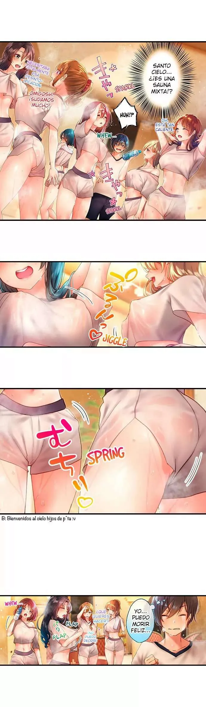 Sexo en un sauna con una Gyaru sin maquillar Capítulo 1 - Página 5