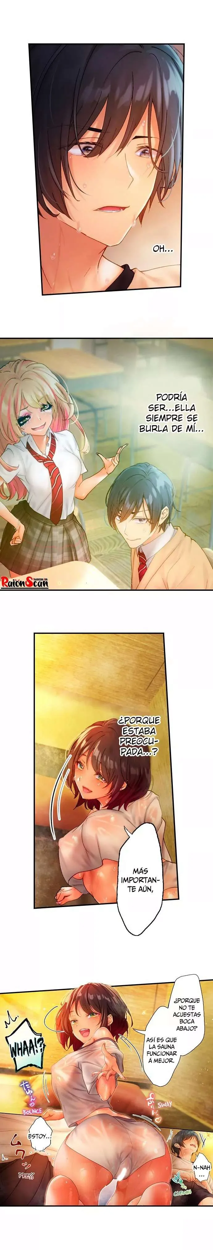 Sexo en un sauna con una Gyaru sin maquillar Capítulo 2 - Página 4