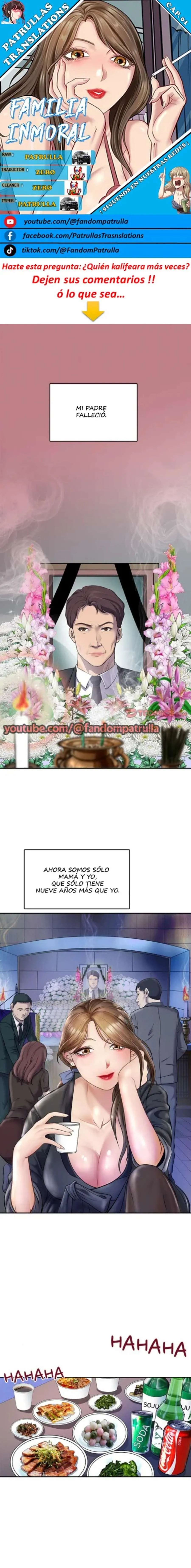 Familia Inmoral Capítulo 1 - Página 1