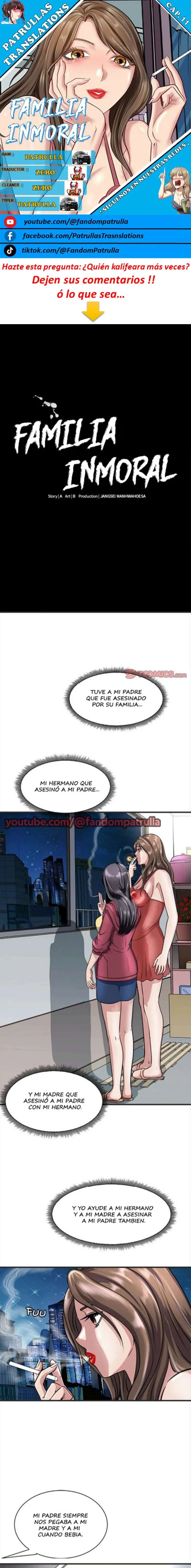 Familia Inmoral Capítulo 11 - Página 1