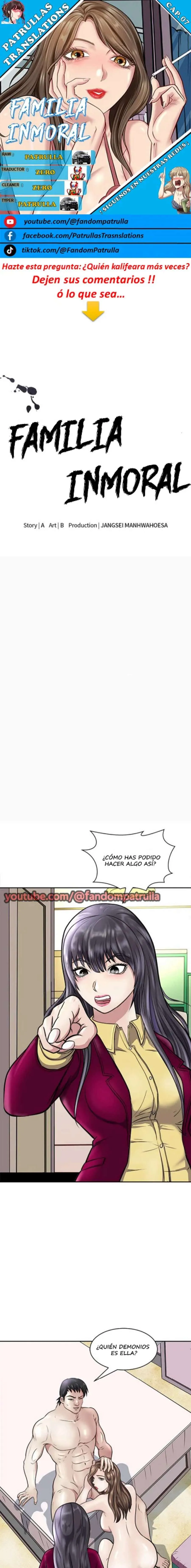 Familia Inmoral Capítulo 7 - Página 1