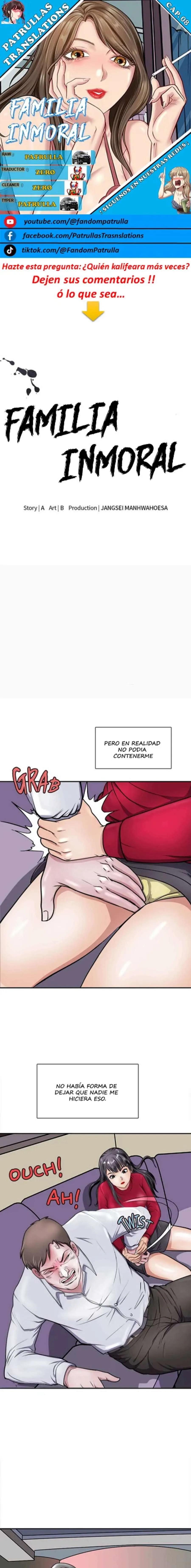 Familia Inmoral Capítulo 8 - Página 1