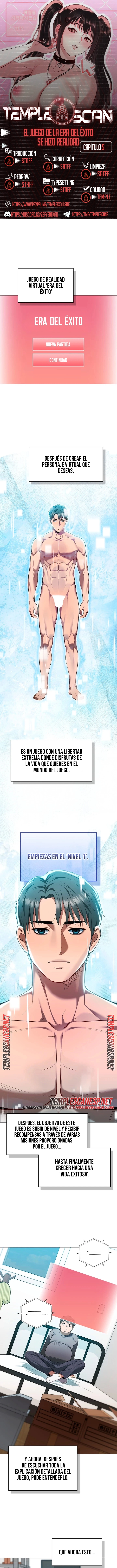 El Juego de la Era del Exito se hizo Realidad Capítulo 5 - Página 1