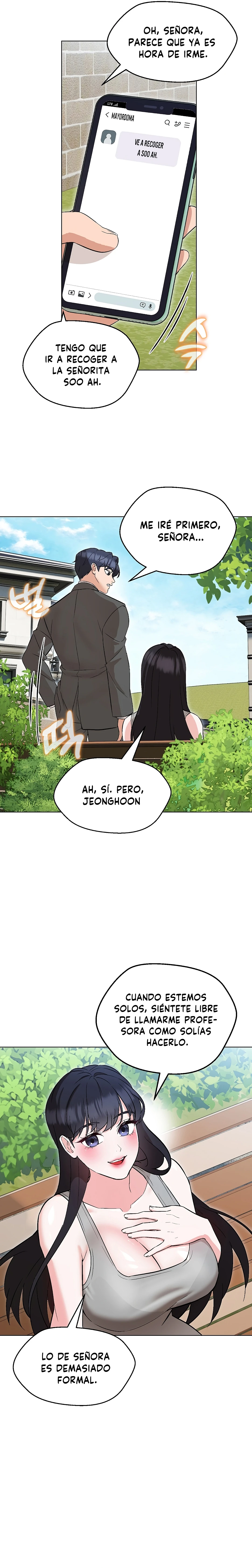 La señora de la casa fue mi profesora Capítulo 7 - Página 12