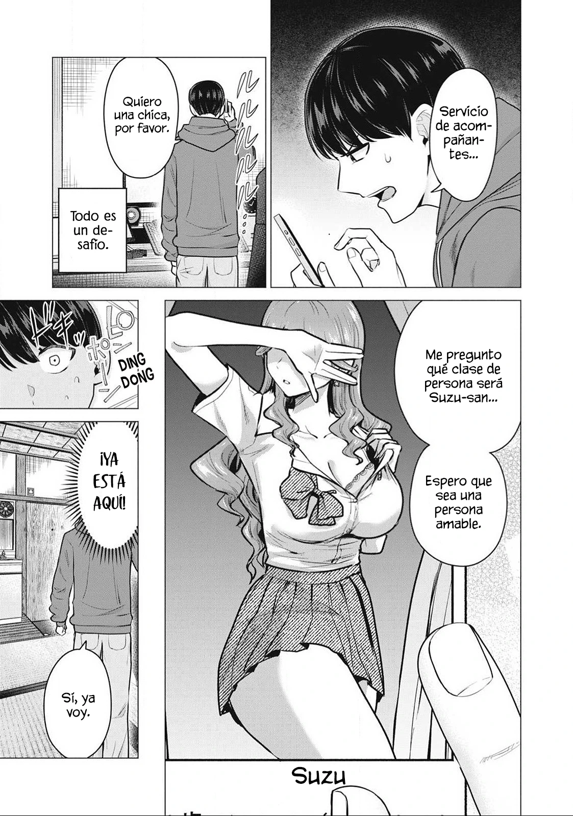 Delivery Health Yondara Moto Doukyuusei ga Kita Hanashi Capítulo 1 - Página 8