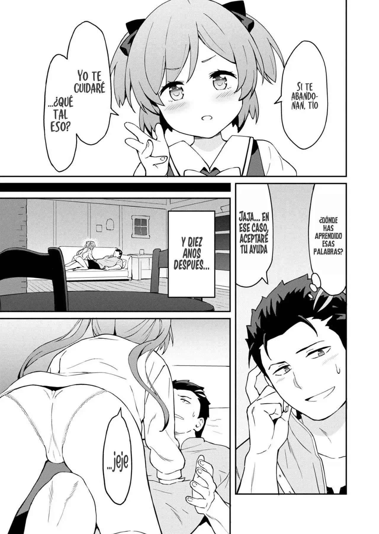 Haikei, Tengoku no Neesan, Yuusha ni Natta Mei ga Ero Sugite - Ojisan, Hogosha Toka Sorosoro Muri Desu+ Capítulo 1 - Página 5