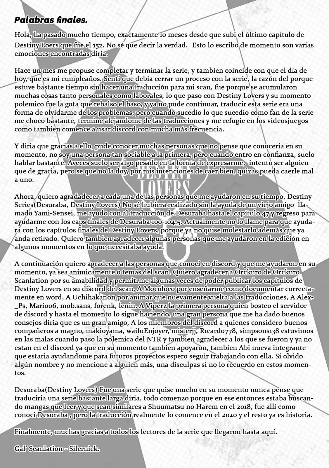 Destiny Lovers Capítulo 159 - Página 27