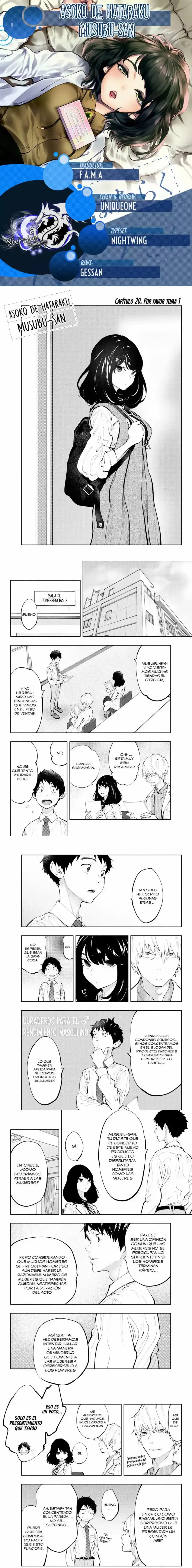 Asoko de Hataraku Musubu-san Capítulo 20 - Página 1