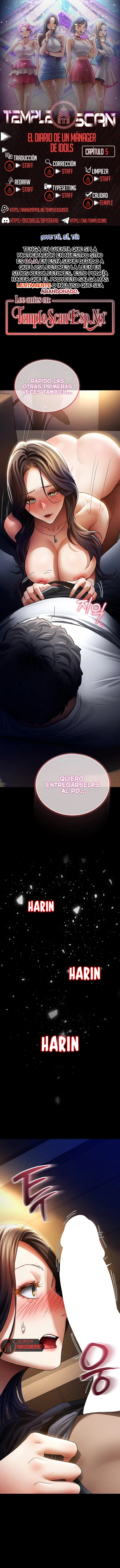 El Diario del Manager de Idols Capítulo 5 - Página 1